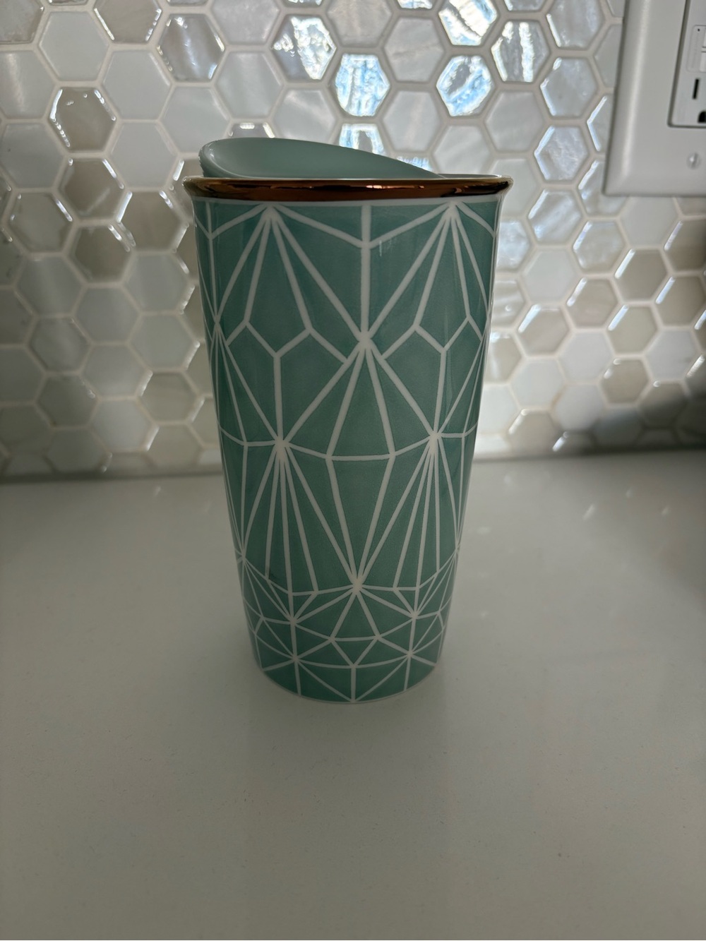 Starbucks Ceramic Cup with Travel Lid